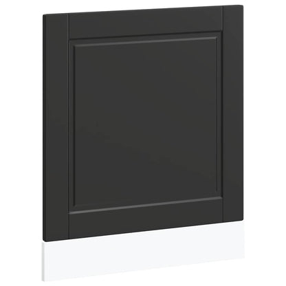 Pannello Lavastoviglie Porto Nero 60x1,5x67 cm in Truciolato