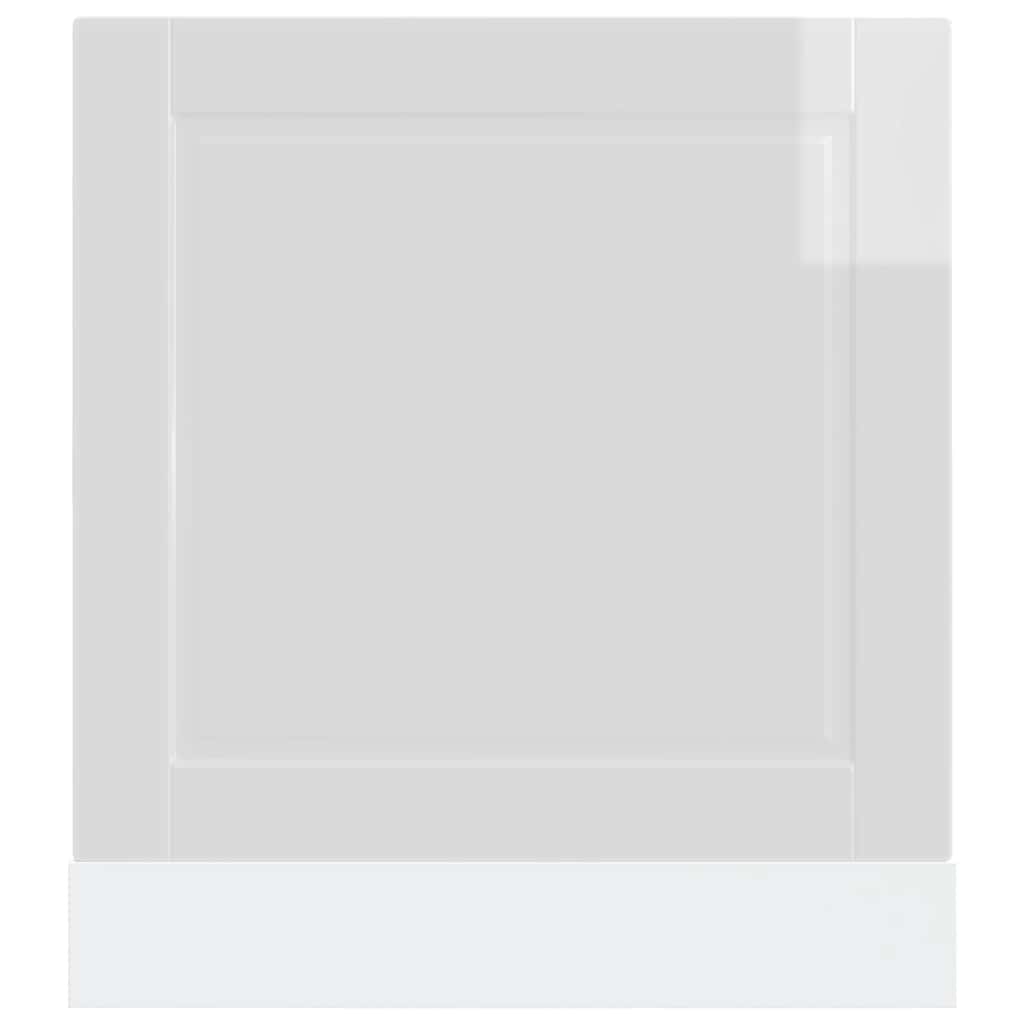 Pannello Lavastoviglie Porto Bianco Lucido 60x1,5x67 cm