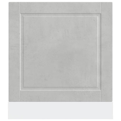 Pannello Lavastoviglie Porto Grigio Cemento 60x1,5x67 cm