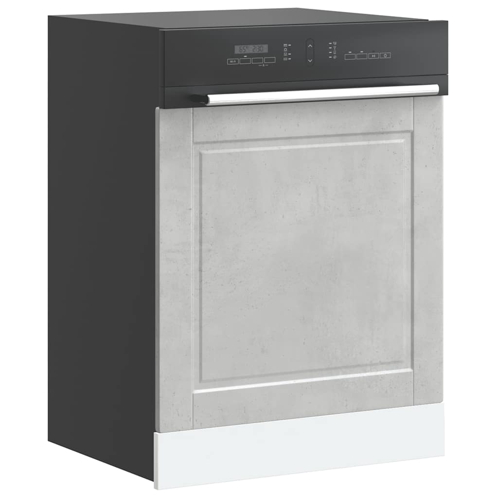 Pannello Lavastoviglie Porto Grigio Cemento 60x1,5x67 cm