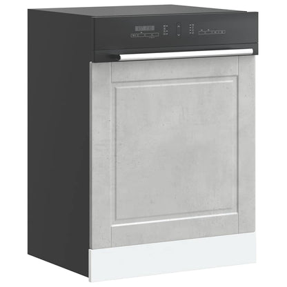 Pannello Lavastoviglie Porto Grigio Cemento 60x1,5x67 cm
