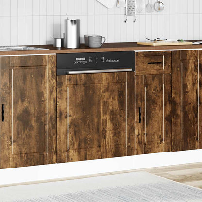 Pannello Lavastoviglie Porto Rovere Fumo 60x1,5x67 cm
