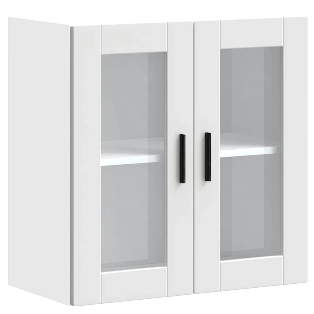 Pensile da Cucina con Porta in Vetro Porto Bianco