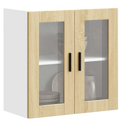 Pensile da Cucina con Porta in Vetro Porto Rovere Sonoma