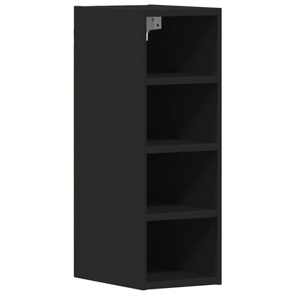 Mobile Pensile Nero 20x29,5x60 cm in Legno Multistrato
