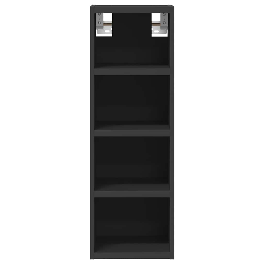 Mobile Pensile Nero 20x29,5x60 cm in Legno Multistrato