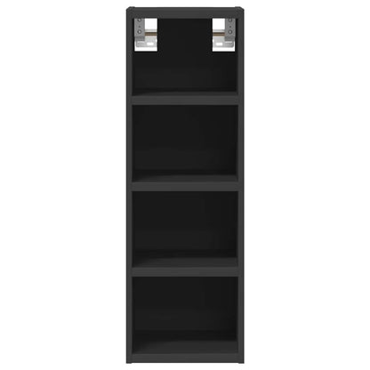 Mobile Pensile Nero 20x29,5x60 cm in Legno Multistrato