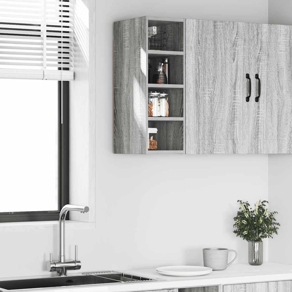 Mobile Pensile Grigio Sonoma 20x29,5x60 cm in Legno Multistrato
