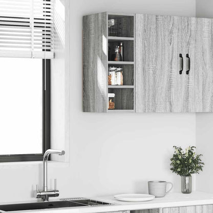 Mobile Pensile Grigio Sonoma 20x29,5x60 cm in Legno Multistrato