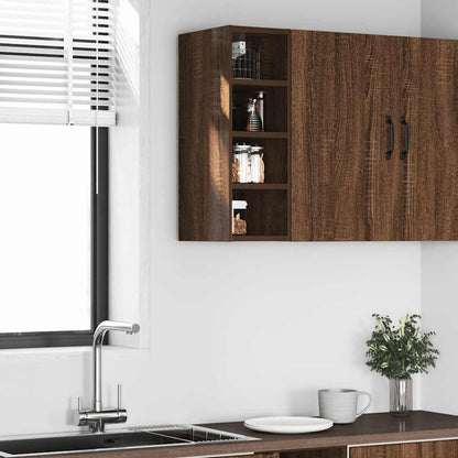 Mobile Pensile Rovere Marrone 20x29,5x60 cm Legno Multistrato