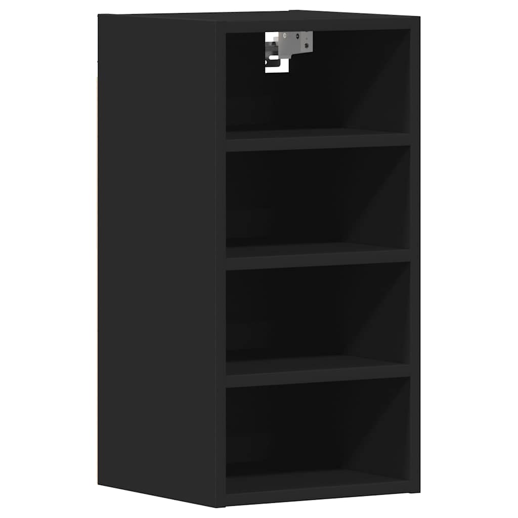 Mobile Pensile Nero 30x29,5x60 cm in Legno Multistrato