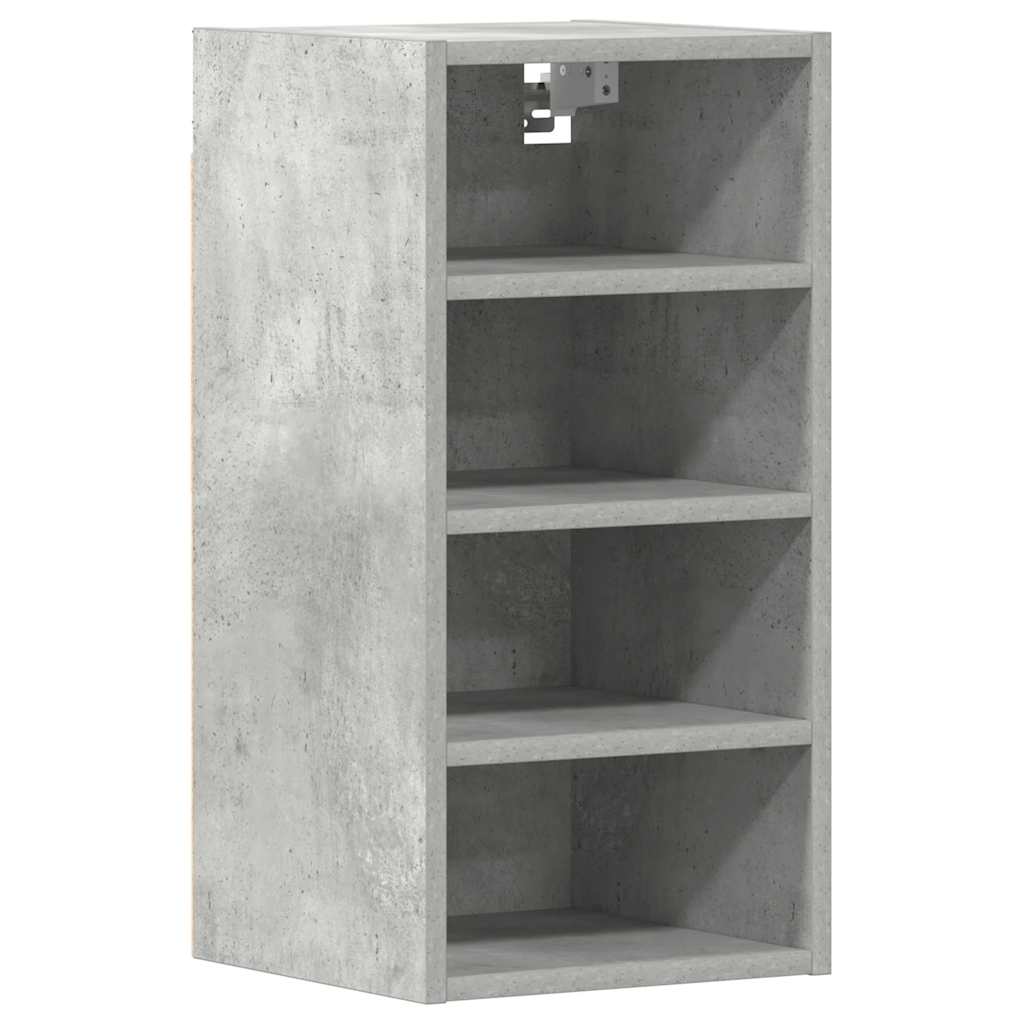 Mobile Pensile Grigio Cemento 30x29,5x60 cm Legno Multistrato