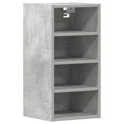 Mobile Pensile Grigio Cemento 30x29,5x60 cm Legno Multistrato
