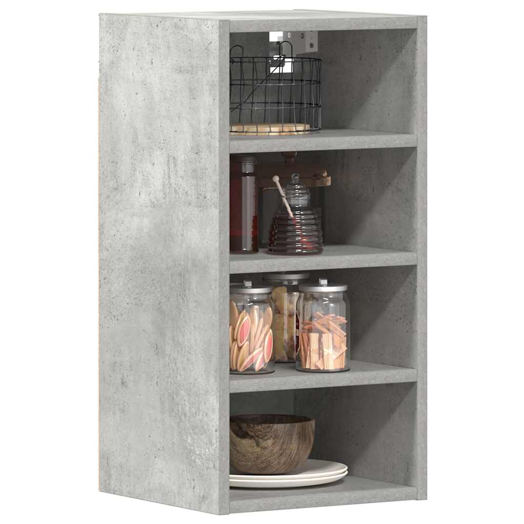 Mobile Pensile Grigio Cemento 30x29,5x60 cm Legno Multistrato