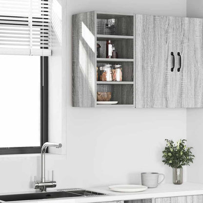Mobile Pensile Grigio Sonoma 30x29,5x60 cm in Legno Multistrato