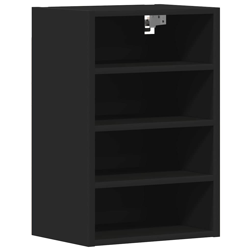 Mobile Pensile Nero 40x29,5x60 cm in Legno Multistrato
