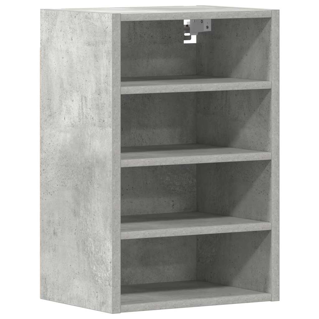 Mobile Pensile Grigio Cemento 40x29,5x60 cm Legno Multistrato