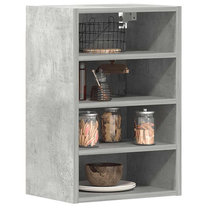 Mobile Pensile Grigio Cemento 40x29,5x60 cm Legno Multistrato