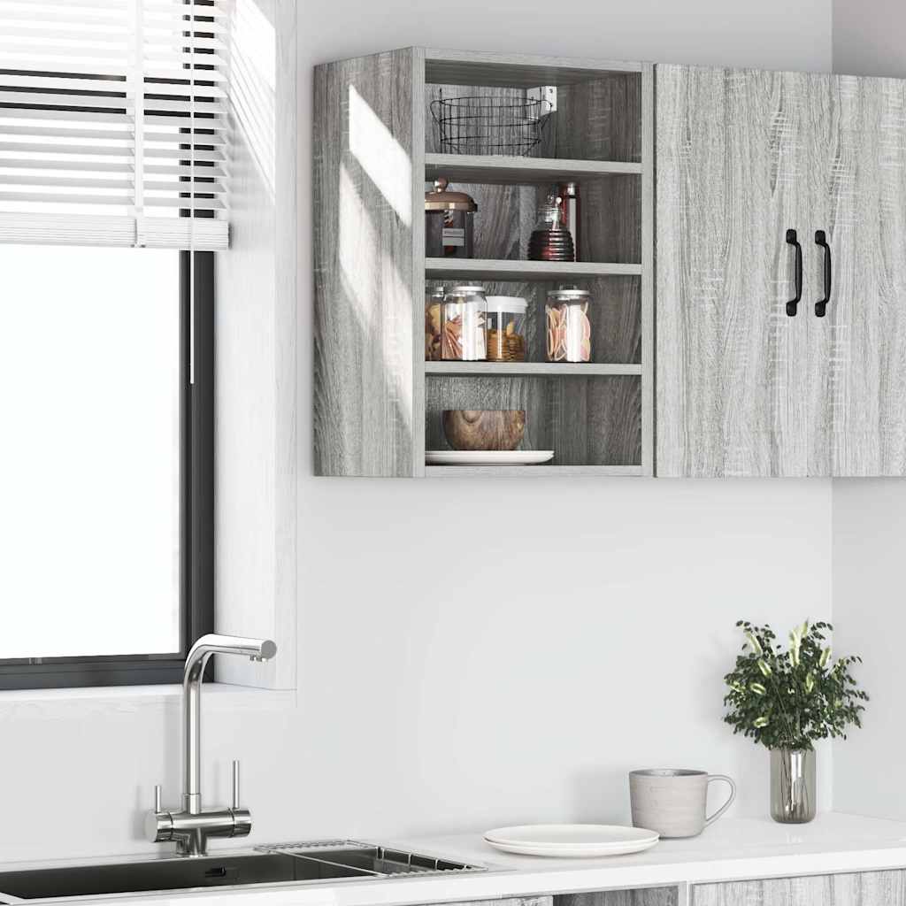 Mobile Pensile Grigio Sonoma 40x29,5x60 cm in Legno Multistrato