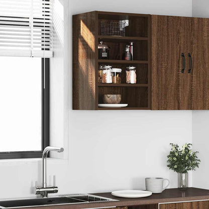 Mobile Pensile Rovere Marrone 40x29,5x60 cm Legno Multistrato
