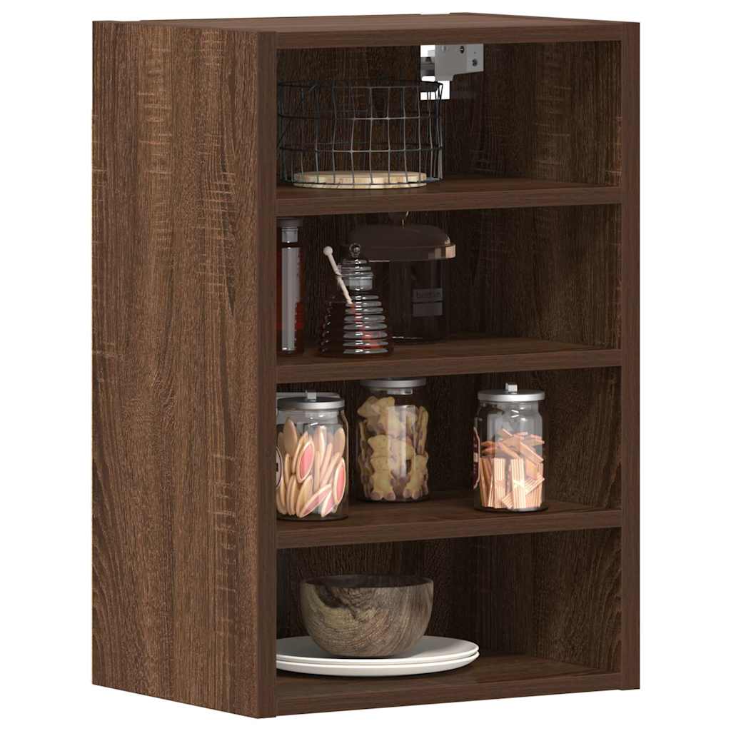 Mobile Pensile Rovere Marrone 40x29,5x60 cm Legno Multistrato
