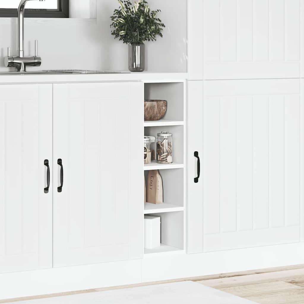 Armadio Inferiore Bianco 20x44,5x81,5 cm in Legno Multistrato