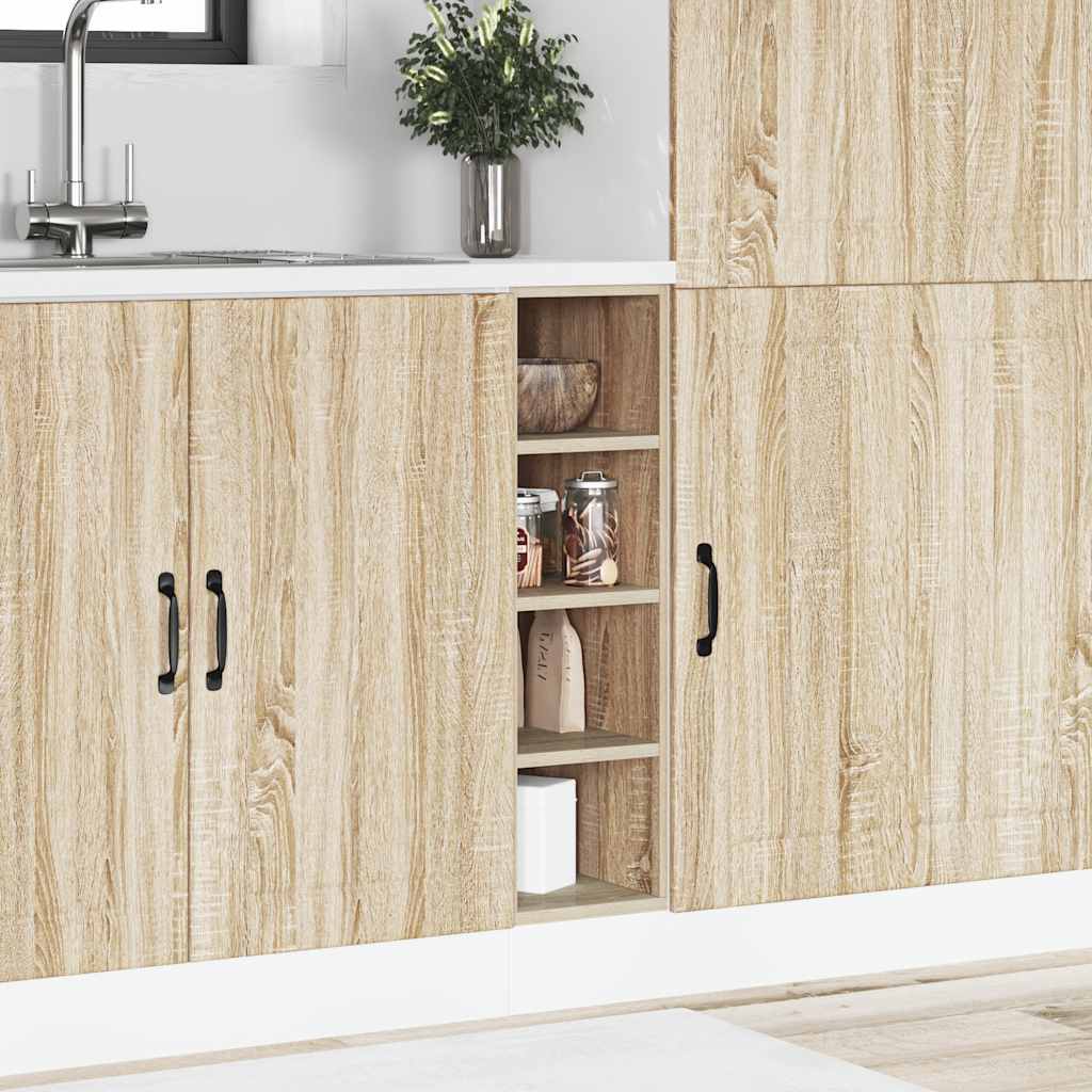 Armadio Inferiore Rovere Sonoma 20x44,5x81,5 cm in Truciolato