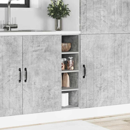 Armadio Inferiore Grigio Cemento 20x44,5x81,5 cm in Truciolato