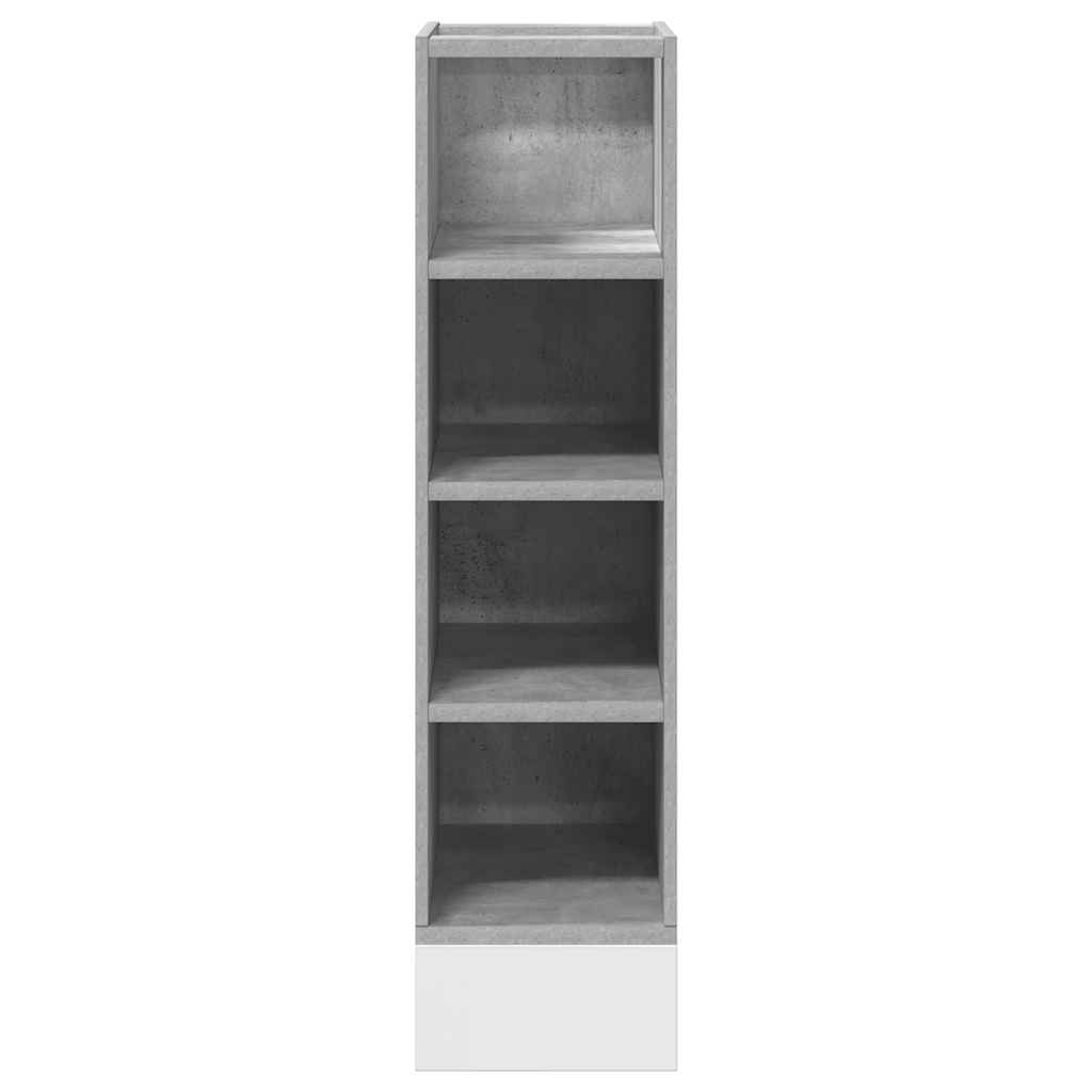 Armadio Inferiore Grigio Cemento 20x44,5x81,5 cm in Truciolato