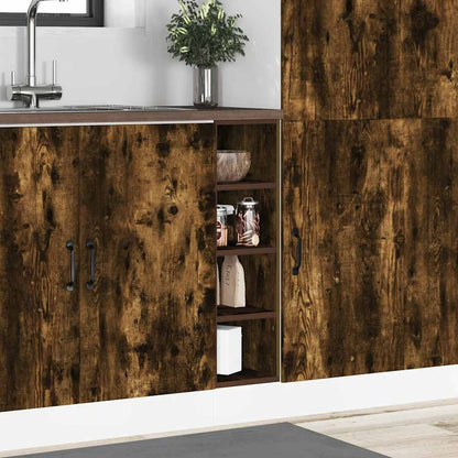 Armadio Inferiore Rovere Fumo 20x44,5x81,5 cm Legno Multistrato
