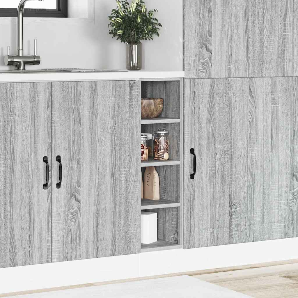 Armadio Inferiore Grigio Sonoma 20x44,5x81,5 cm in Truciolato