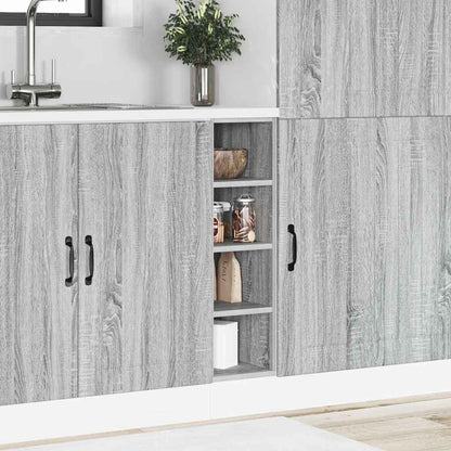 Armadio Inferiore Grigio Sonoma 20x44,5x81,5 cm in Truciolato