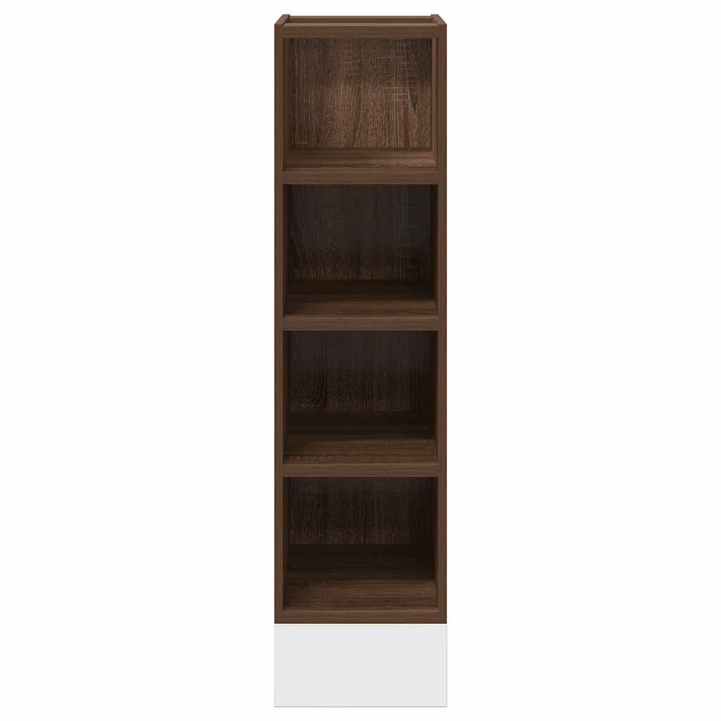 Armadio Inferiore Rovere Marrone 20x44,5x81,5 cm in Truciolato