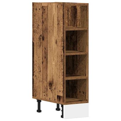Armadio Inferiore Legno Vecchio 20x44,5x81,5 cm in Truciolato