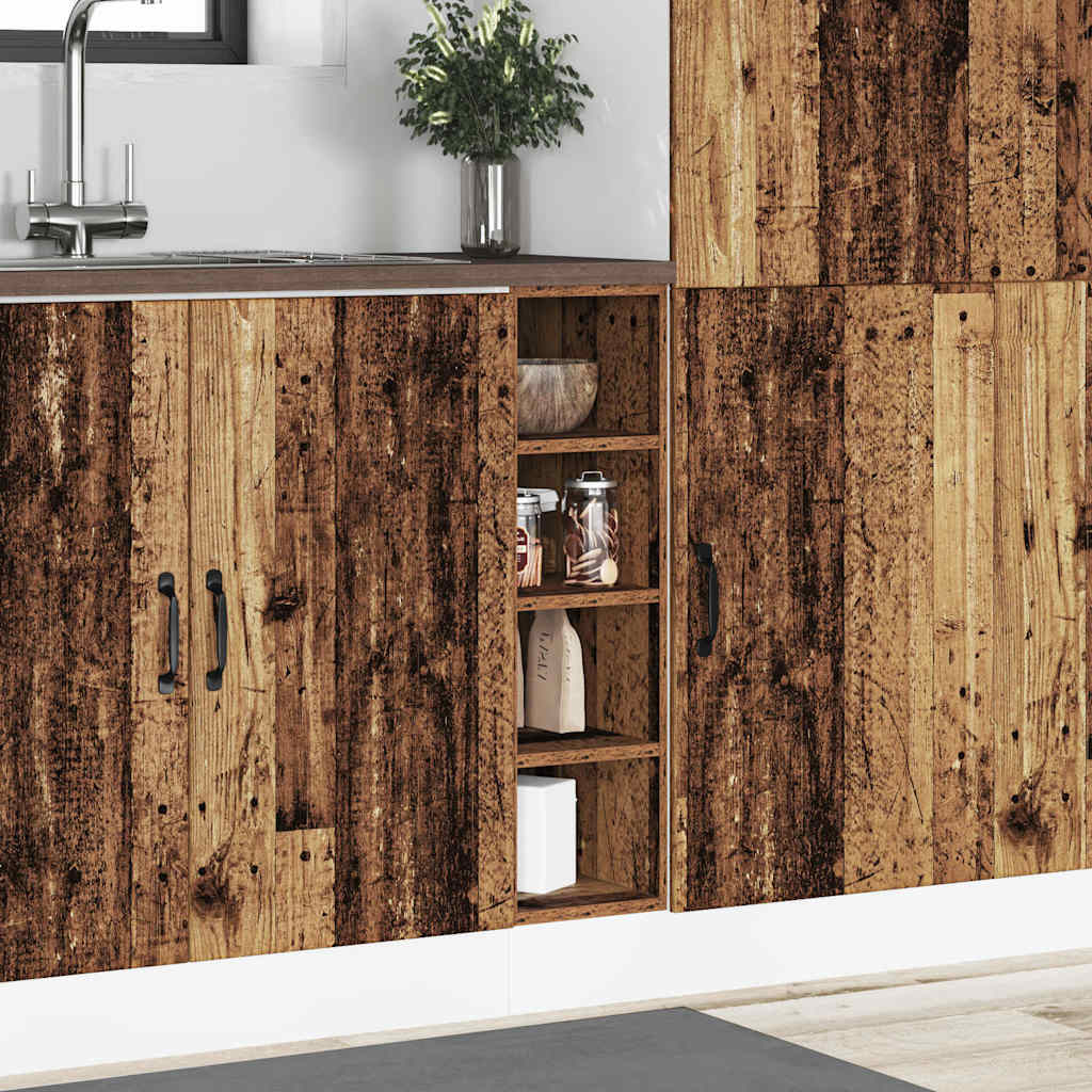 Armadio Inferiore Legno Vecchio 20x44,5x81,5 cm in Truciolato