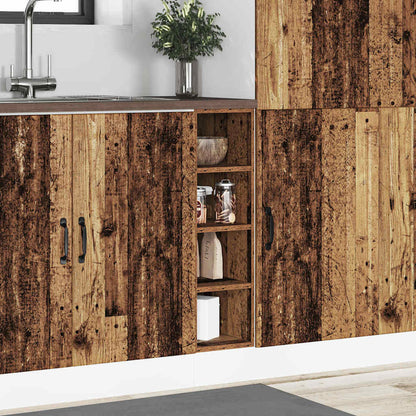 Armadio Inferiore Legno Vecchio 20x44,5x81,5 cm in Truciolato