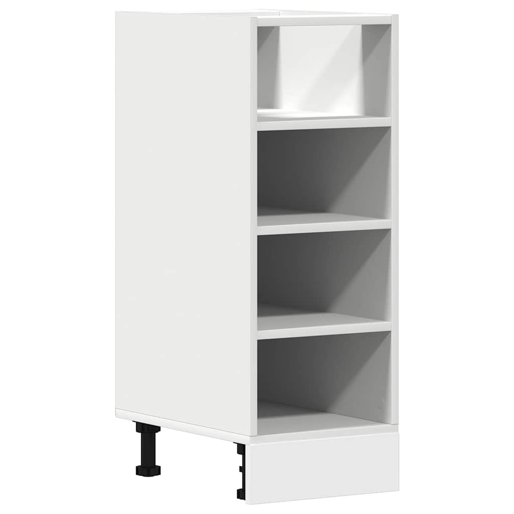 Armadio Inferiore Bianco 30x44,5x81,5 cm in Legno Multistrato