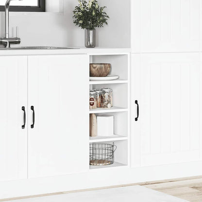 Armadio Inferiore Bianco 30x44,5x81,5 cm in Legno Multistrato