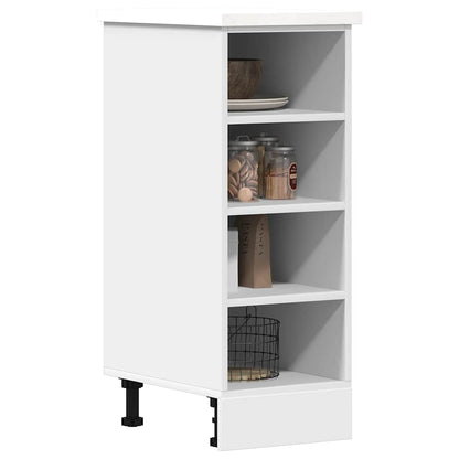 Armadio Inferiore Bianco 30x44,5x81,5 cm in Legno Multistrato