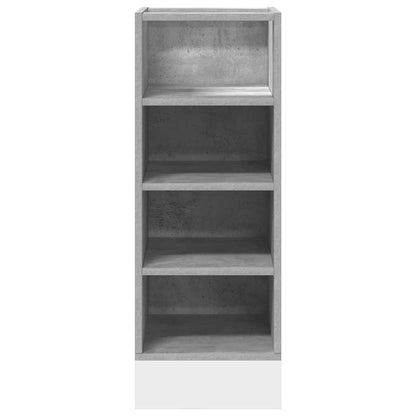 Armadio Inferiore Grigio Cemento 30x44,5x81,5 cm in Truciolato