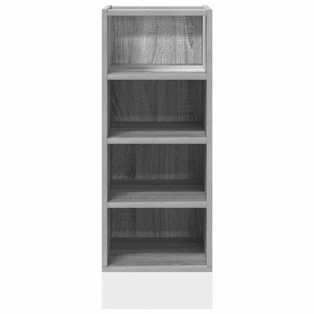 Armadio Inferiore Grigio Sonoma 30x44,5x81,5 cm in Truciolato