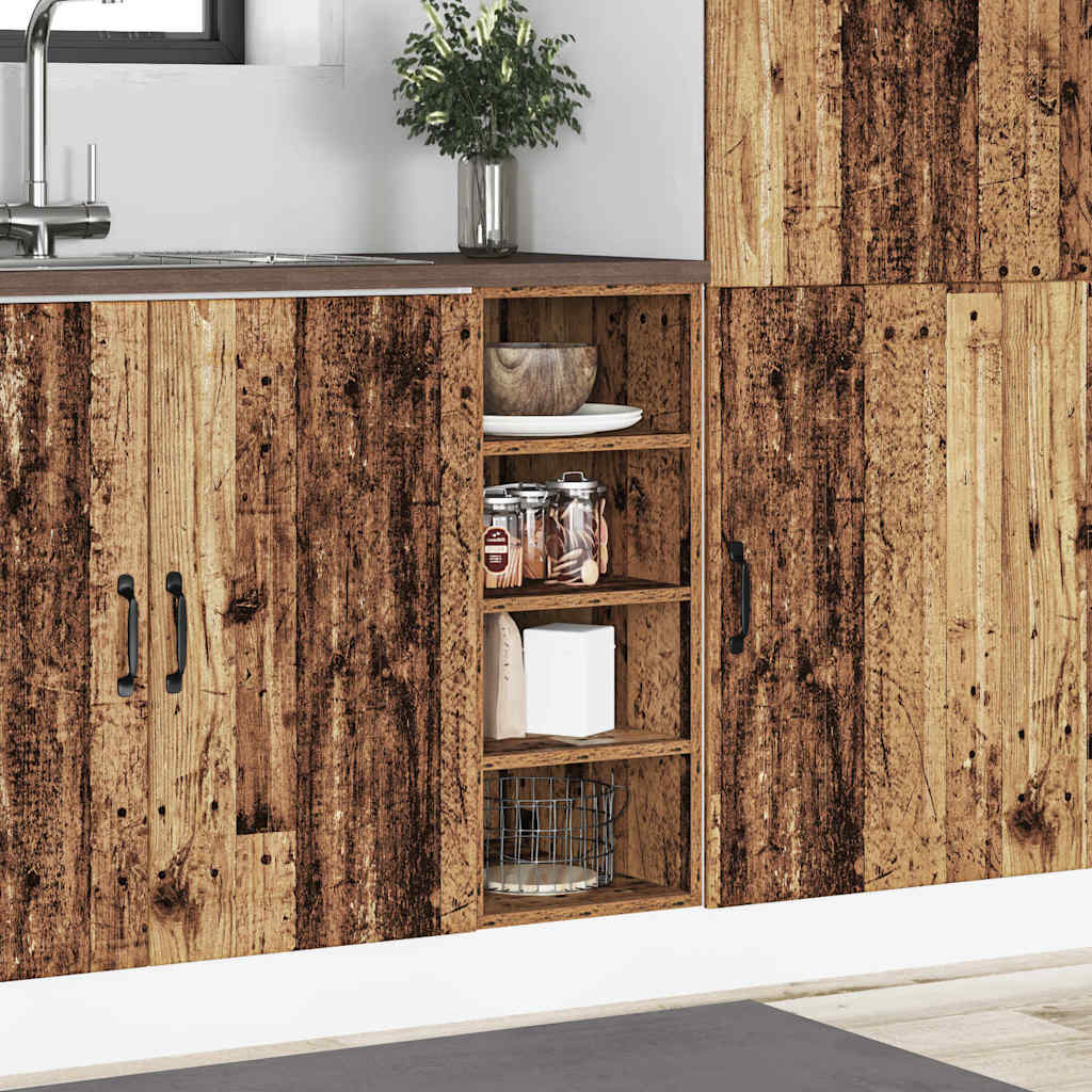 Armadio Inferiore Legno Vecchio 30x44,5x81,5 cm in Truciolato