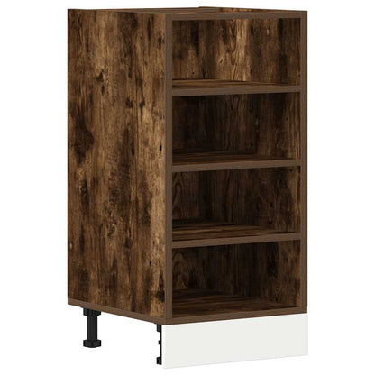 Armadio Inferiore Rovere Fumo 40x44,5x81,5 cm Legno Multistrato