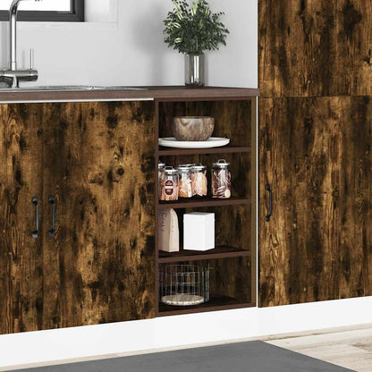 Armadio Inferiore Rovere Fumo 40x44,5x81,5 cm Legno Multistrato