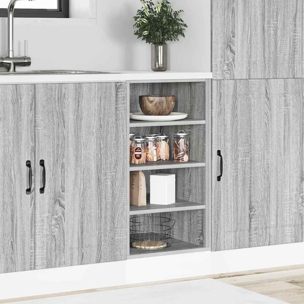 Armadio Inferiore Grigio Sonoma 40x44,5x81,5 cm in Truciolato