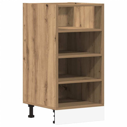 Armadio Inferiore Rovere Artigianale 40x44,5x81,5 cm Truciolato