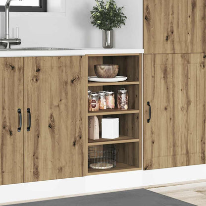 Armadio Inferiore Rovere Artigianale 40x44,5x81,5 cm Truciolato