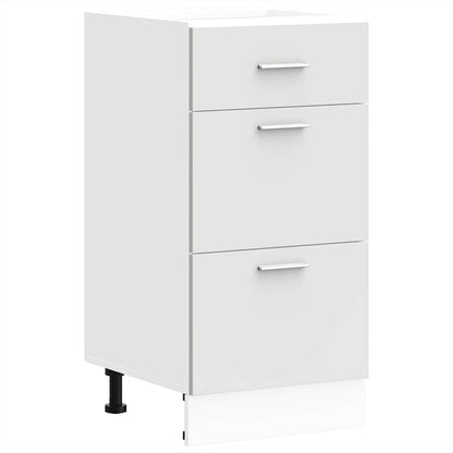 Armadio Inferiore Bianco 40x46x81,5 cm in Legno Multistrato