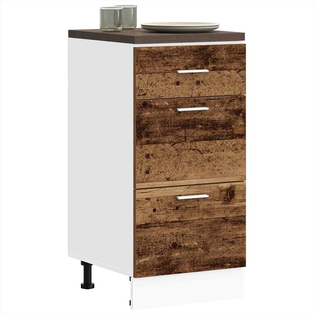 Armadio Inferiore Legno Antico 40x46x81,5 cm Legno Multistrato