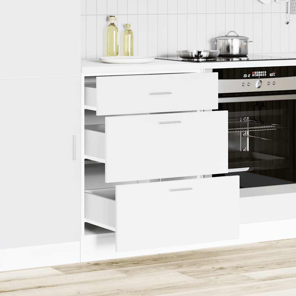 Base da Cucina Bianco in Legno Multistrato